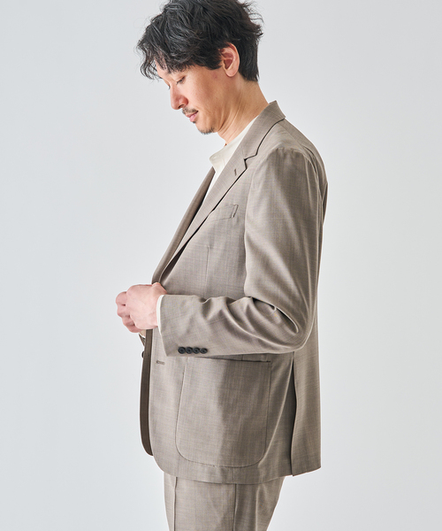 EDIFICE(エディフィス)の「Suncloth Comfy ジャケット(テーラードジャケット・メンズ・グリーン/ネイビー/ベージュ系その他・LARGE/MEDIUM/SMALL)」の7枚目の写真
