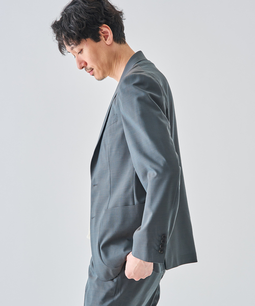 EDIFICE(エディフィス)の「Suncloth Comfy ジャケット(テーラードジャケット・メンズ・グリーン/ネイビー・LARGE/MEDIUM/SMALL)」の15枚目の写真