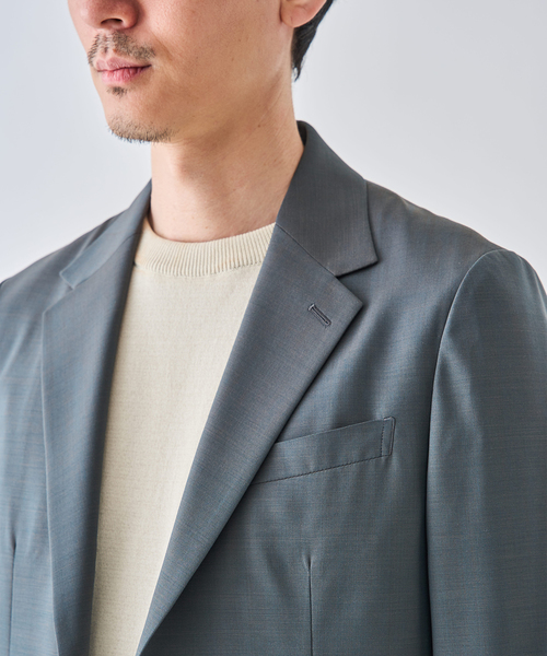 EDIFICE(エディフィス)の「Suncloth Comfy ジャケット(テーラードジャケット・メンズ・グリーン/ネイビー・LARGE/MEDIUM/SMALL)」の17枚目の写真