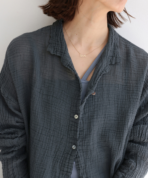IENA(イエナ)の「LES ATELIERS FRANCAIS DE CONFECTION Blouse Desert PE26BLDESERTGDC(シャツ/ブラウス・レディース・ブラック系その他/アイボリー・FREE)」の14枚目の写真