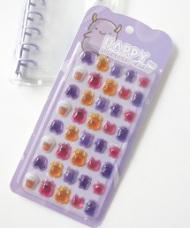 Jelly moo（ジェリームー）の「【 Jelly moo / ジェリームー 】 HAPPY ぷくぷく キャンディー シール / ステッカー（ステッカー/テープ）」