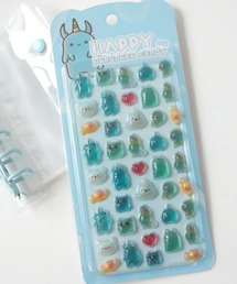 Jelly moo（ジェリームー）の「【 Jelly moo / ジェリームー 】 HAPPY ぷくぷく キャンディー シール / ステッカー（ステッカー/テープ）」