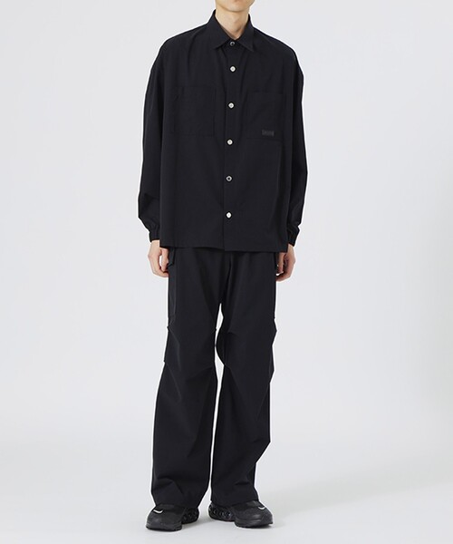 LOVELESS（ラブレス）の「LVLSアウトフィッターシャツ（シャツ/ブラウス・メンズ・ブラック/グレー系その他・L/M）」の6枚目の写真