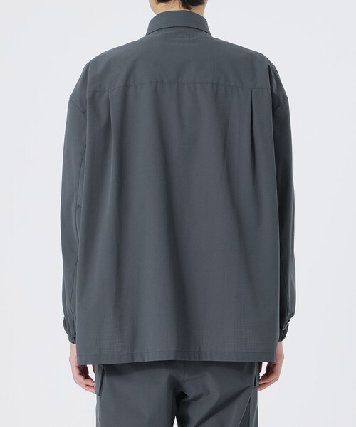 LOVELESS（ラブレス）の「LVLSアウトフィッターシャツ（シャツ/ブラウス・メンズ・ブラック/グレー系その他・L/M）」の9枚目の写真