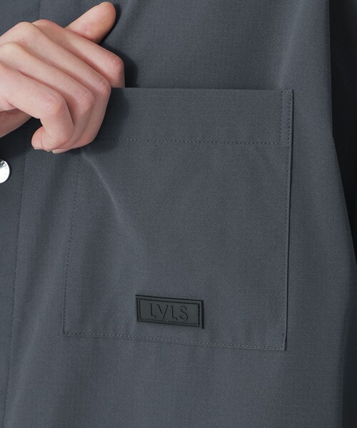 LOVELESS（ラブレス）の「LVLSアウトフィッターシャツ（シャツ/ブラウス・メンズ・ブラック/グレー系その他・L/M）」の10枚目の写真