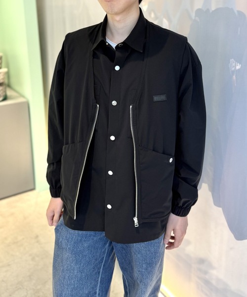 LOVELESS(ラブレス)の「LVLSアウトフィッターシャツ(シャツ/ブラウス・メンズ・ブラック/グレー系その他・L/M)」の4枚目の写真