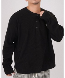 #Re:room（リルーム）の「ヘンリーネックワッフルロングスリーブ（Tシャツ/カットソー）」