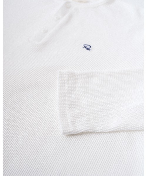 #Re:room（リルーム）の「ヘンリーネックワッフルロングスリーブ（Tシャツ/カットソー・メンズ・ブラック/グレー/ホワイト・FREE）」の11枚目の写真