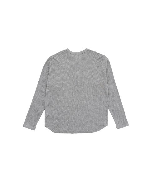 #Re:room（リルーム）の「ヘンリーネックワッフルロングスリーブ（Tシャツ/カットソー・メンズ・ブラック/グレー/ホワイト・FREE）」の19枚目の写真