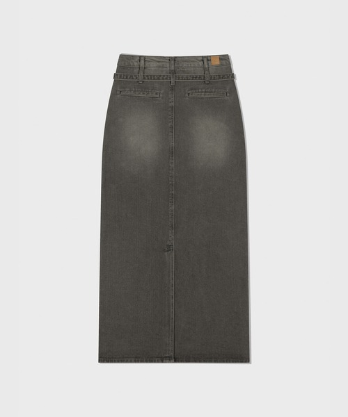 LOW CLASSIC(ロウ クラシック)の「Belted High-waist denim skirt(デニムスカート・レディース・グレー/ライトブルー・S/M)」の20枚目の写真