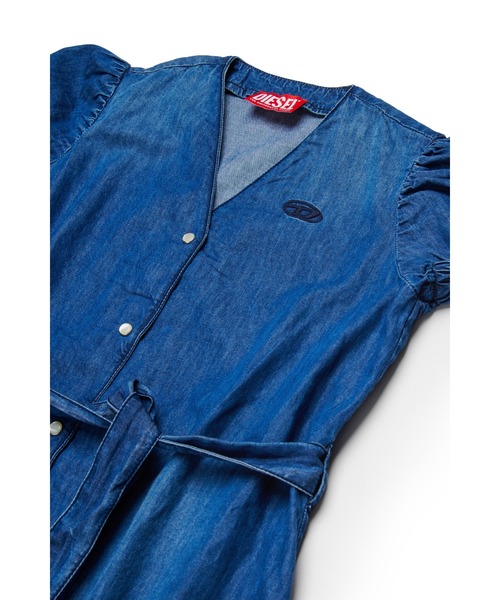 DIESEL(ディーゼル)の「キッズ デニムドレス DALFIE(シャツワンピース・キッズ・インディゴブルー・8Y/10Y/12Y/14Y/6Y/4Y)」の3枚目の写真