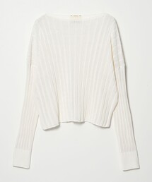 conte（コンテ）の「＜conte＞ワイドリブ ボートネックニット（ニット/セーター）」