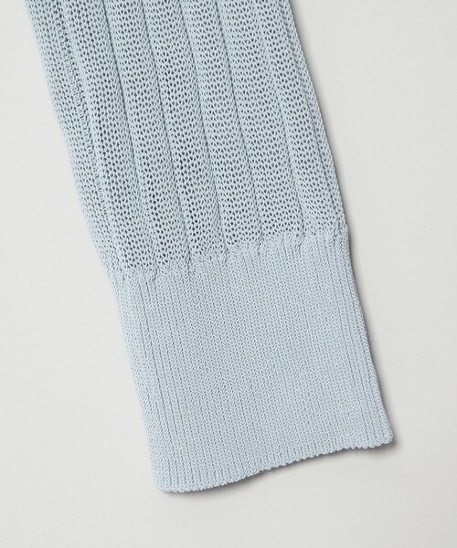 conte(コンテ)の「<conte>ワイドリブ ボートネックニット(ニット/セーター・レディース・ライトブルー/ホワイト/ブラック・FREE)」の10枚目の写真