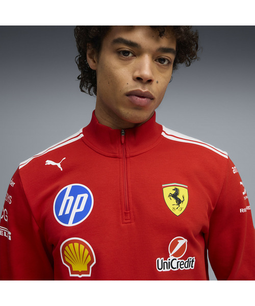 PUMA プーマ ユニセックス フェラーリ レプリカ T7 ハーフジップ