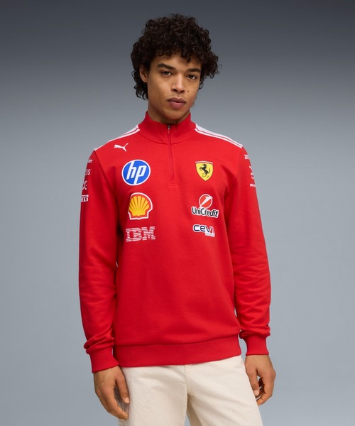 非売品 ハーフジップ フェラーリ×プーマ PUMA プーマ ユニセックス フェラーリ レプリカ T7 ハーフジップ
