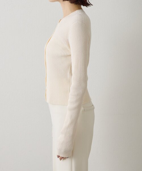 Whim Gazette（ウィムガゼット）の「ホールガーメントRIBカーディガン（ニット/セーター・レディース・アイボリー/ブルー系その他/ネイビー・FREE）」の13枚目の写真