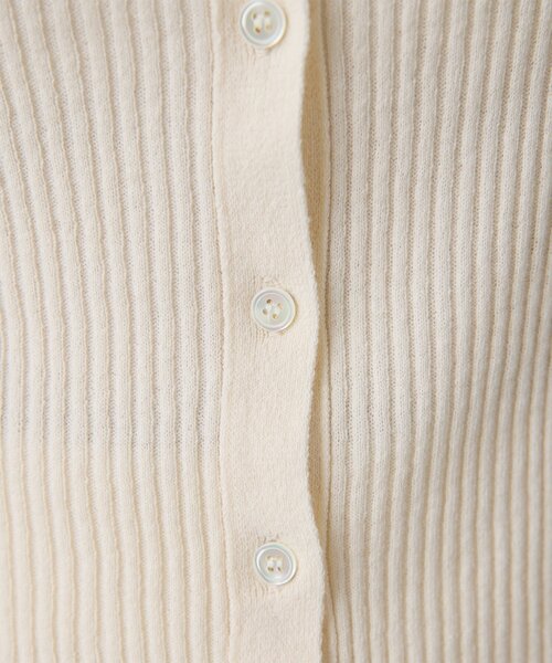 Whim Gazette（ウィムガゼット）の「ホールガーメントRIBカーディガン（ニット/セーター・レディース・アイボリー/ブルー系その他/ネイビー・FREE）」の18枚目の写真