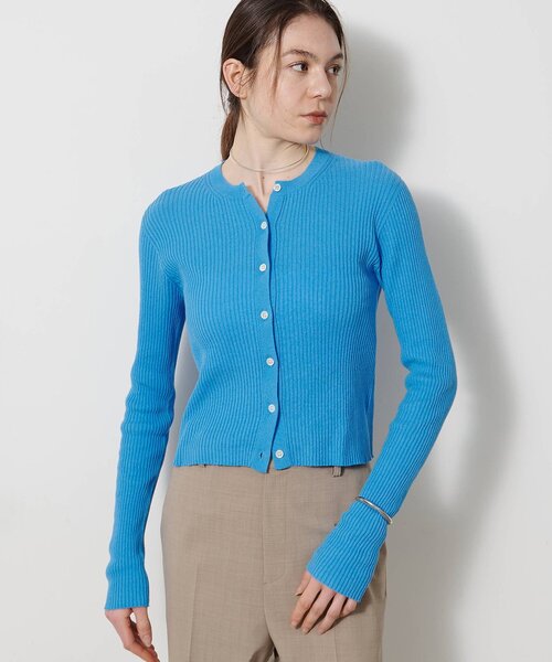 Whim Gazette（ウィムガゼット）の「ホールガーメントRIBカーディガン（ニット/セーター・レディース・アイボリー/ブルー系その他/ネイビー・FREE）」の11枚目の写真