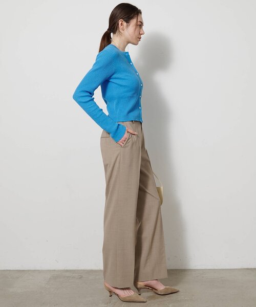 Whim Gazette（ウィムガゼット）の「ホールガーメントRIBカーディガン（ニット/セーター・レディース・アイボリー/ブルー系その他/ネイビー・FREE）」の9枚目の写真