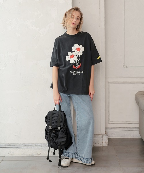 DONOBAN(ドノバン)の「フリルヘムデニム(その他パンツ・レディース・ブルー・ロング丈/ミディアム丈/ショート丈)」の8枚目の写真