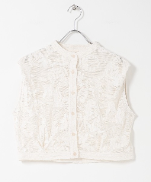 KBF（ケイビーエフ）の「バテンレースコンパクトシャツ（シャツ/ブラウス・レディース・ブラウン/グリーン系その他/アイボリー・ONE）」の15枚目の写真