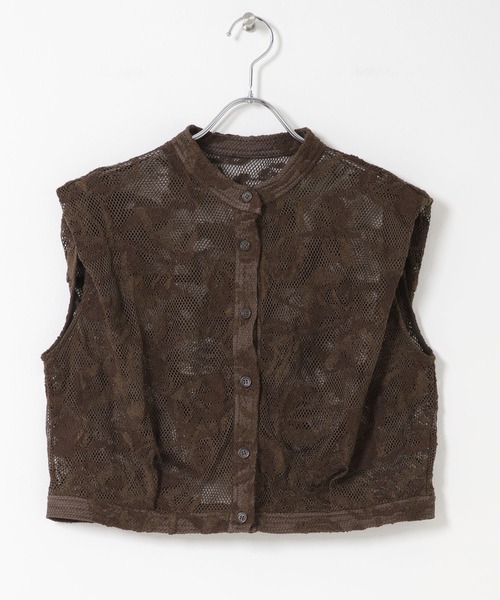 KBF（ケイビーエフ）の「バテンレースコンパクトシャツ（シャツ/ブラウス・レディース・ブラウン/グリーン系その他/アイボリー・ONE）」の17枚目の写真