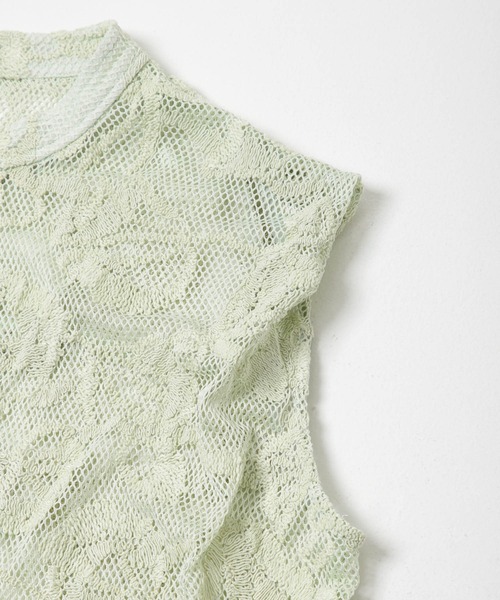 KBF（ケイビーエフ）の「バテンレースコンパクトシャツ（シャツ/ブラウス・レディース・ブラウン/グリーン系その他/アイボリー・ONE）」の22枚目の写真