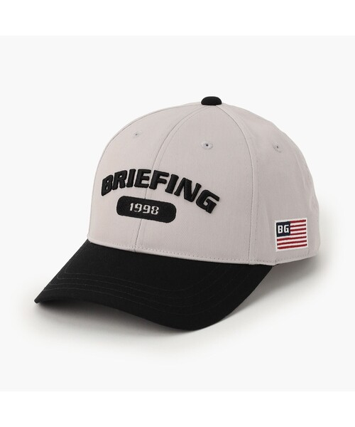 BRIEFING(ブリーフィング)の「【BRIFING GOLF/ブリーフィングゴルフ】MEN’S COLLEGE LOGO CAP(ゴルフグッズ・メンズ・ベージュ/グリーン系その他2/ホワイト/グレー・FREE)」の3枚目の写真