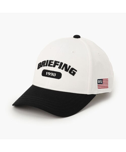 BRIEFING(ブリーフィング)の「【BRIFING GOLF/ブリーフィングゴルフ】MEN’S COLLEGE LOGO CAP(ゴルフグッズ・メンズ・ベージュ/グリーン系その他2/ホワイト/グレー・FREE)」の2枚目の写真