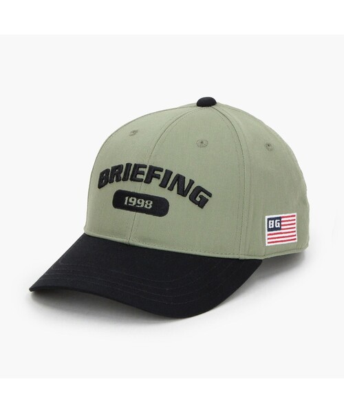 BRIEFING(ブリーフィング)の「【BRIFING GOLF/ブリーフィングゴルフ】MEN’S COLLEGE LOGO CAP(ゴルフグッズ・メンズ・ベージュ/グリーン系その他2/ホワイト/グレー・FREE)」の4枚目の写真