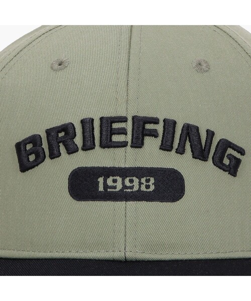 BRIEFING(ブリーフィング)の「【BRIFING GOLF/ブリーフィングゴルフ】MEN’S COLLEGE LOGO CAP(ゴルフグッズ・メンズ・ベージュ/グリーン系その他2/ホワイト/グレー・FREE)」の9枚目の写真