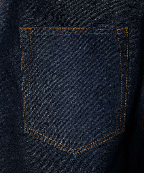 HORLISUN(ホーリーサン)の「Nileblue Wide Pleats Denim Pants Dark Navy(デニムパンツ・メンズ・その他・SMALL/MEDIUM/LARGE)」の5枚目の写真