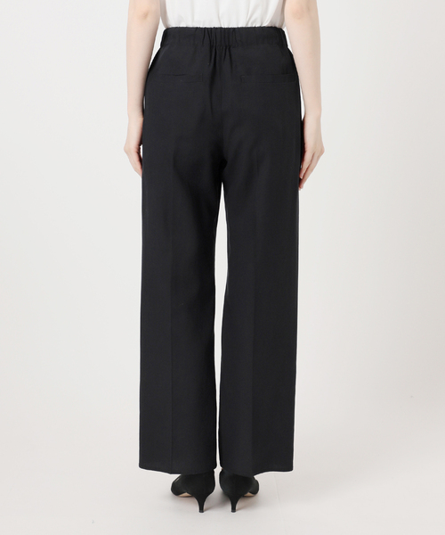 Spick & Span(スピックアンドスパン)の「《手洗い可》ハイブリッドリネンイージーパンツ(スラックス・レディース・ベージュ/ブラウン/ブラック・40/38/36/34)」の10枚目の写真