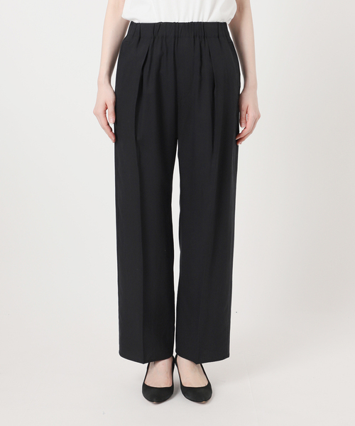 Spick & Span(スピックアンドスパン)の「《手洗い可》ハイブリッドリネンイージーパンツ(スラックス・レディース・ベージュ/ブラウン/ブラック・40/38/36/34)」の18枚目の写真