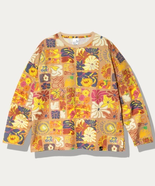 go slow caravan(ゴースローキャラバン)の「ガラガラ ロングスリーブTEE W(Tシャツ/カットソー・レディース・パープル系その他/ブラック系その他2/アイボリー/オレンジ/ブラック・FREE)」の5枚目の写真