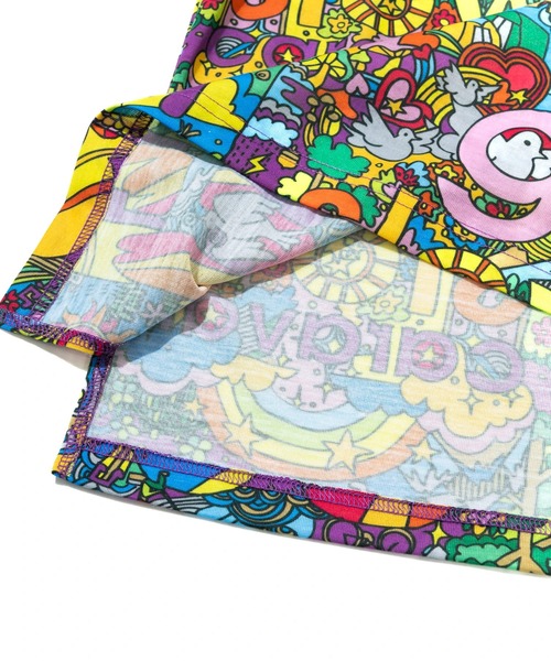 go slow caravan(ゴースローキャラバン)の「ガラガラ ロングスリーブTEE W(Tシャツ/カットソー・レディース・パープル系その他/ブラック系その他2/アイボリー/オレンジ/ブラック・FREE)」の16枚目の写真