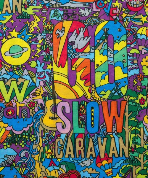 go slow caravan(ゴースローキャラバン)の「ガラガラ ロングスリーブTEE W(Tシャツ/カットソー・レディース・パープル系その他/ブラック系その他2/アイボリー/オレンジ/ブラック・FREE)」の19枚目の写真