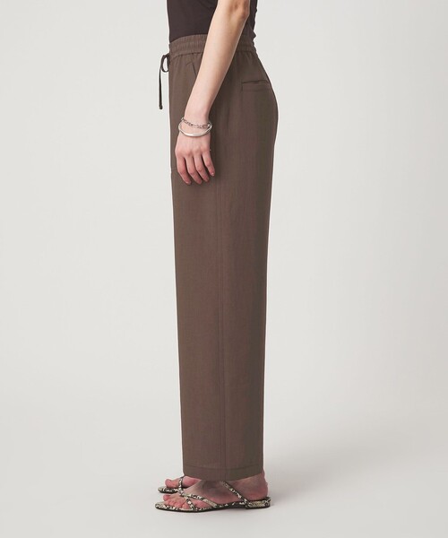 green label relaxing（グリーンレーベルリラクシング）の「［size SHORT/TALLあり］ドライクロスパンツ ストレッチ 吸水速乾 通気性（その他パンツ・レディース・ネイビー/ブラック/ブラウン/ライトグレー・38/36/34/SHORT/TALL/40）」の7枚目の写真