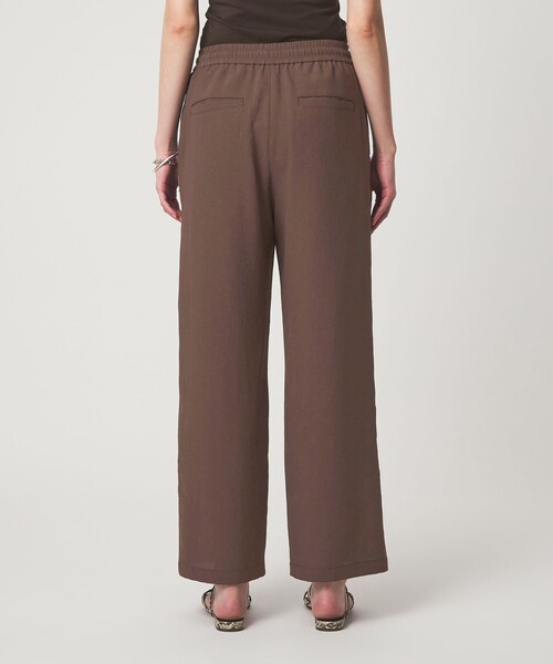 green label relaxing（グリーンレーベルリラクシング）の「［size SHORT/TALLあり］ドライクロスパンツ ストレッチ 吸水速乾 通気性（その他パンツ・レディース・ネイビー/ブラック/ブラウン/ライトグレー・38/36/34/SHORT/TALL/40）」の8枚目の写真