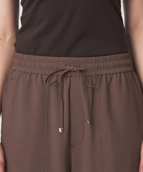 green label relaxing（グリーンレーベルリラクシング）の「［size SHORT/TALLあり］ドライクロスパンツ ストレッチ 吸水速乾 通気性（その他パンツ・レディース・ネイビー/ブラック/ブラウン/ライトグレー・38/36/34/SHORT/TALL/40）」の9枚目の写真