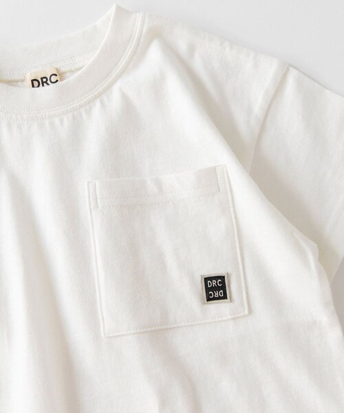 DRC branshes(ディーアールシーブランシェス)の「【WEB限定/DRC】ポケット半袖Tシャツ(Tシャツ/カットソー・キッズ・パープル/その他2/その他1/その他3/オフホワイト/ライム/ブラウン/ブラック・110/120/140/130/100/160/150)」の9枚目の写真