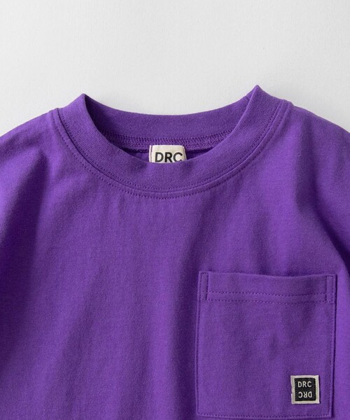 DRC branshes(ディーアールシーブランシェス)の「【WEB限定/DRC】ポケット半袖Tシャツ(Tシャツ/カットソー・キッズ・パープル/その他2/その他1/その他3/オフホワイト/ライム/ブラウン/ブラック・110/120/140/130/100/160/150)」の12枚目の写真