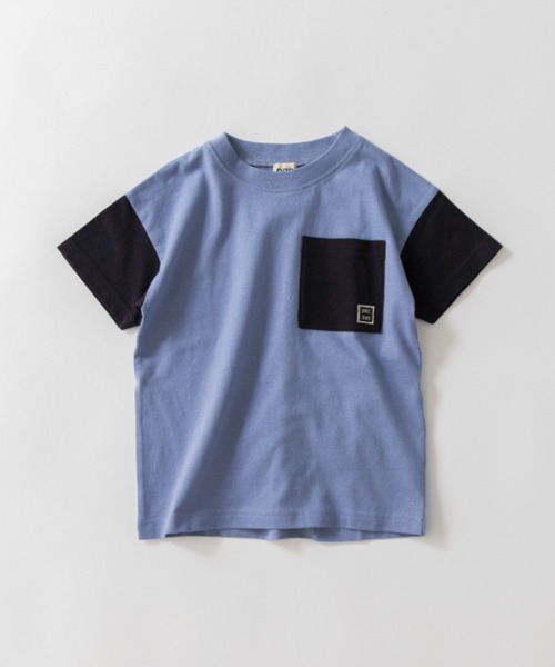 DRC branshes(ディーアールシーブランシェス)の「【WEB限定/DRC】ポケット半袖Tシャツ(Tシャツ/カットソー・キッズ・パープル/その他2/その他1/その他3/オフホワイト/ライム/ブラウン/ブラック・110/120/140/130/100/160/150)」の6枚目の写真