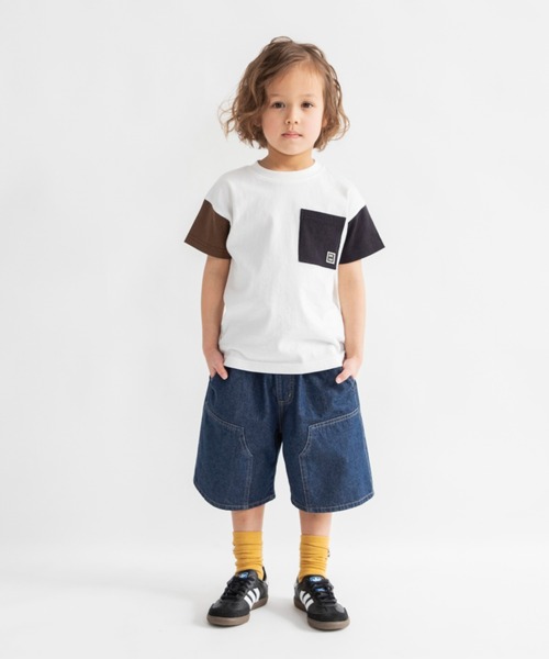 DRC branshes(ディーアールシーブランシェス)の「【WEB限定/DRC】ポケット半袖Tシャツ(Tシャツ/カットソー・キッズ・パープル/その他2/その他1/その他3/オフホワイト/ライム/ブラウン/ブラック・110/120/140/130/100/160/150)」の18枚目の写真
