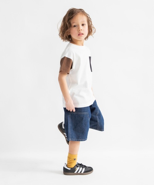 DRC branshes(ディーアールシーブランシェス)の「【WEB限定/DRC】ポケット半袖Tシャツ(Tシャツ/カットソー・キッズ・パープル/その他2/その他1/その他3/オフホワイト/ライム/ブラウン/ブラック・110/120/140/130/100/160/150)」の21枚目の写真