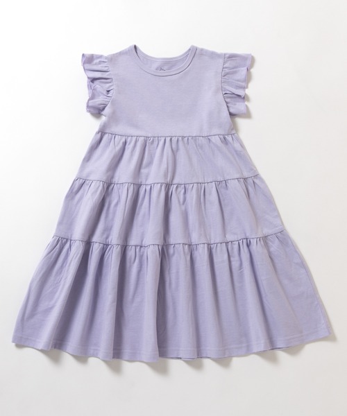 ever closet(エバークローゼット)の「ティアードノースリーブワンピース(ワンピース・キッズ・チャコール/ラベンダー/ピンク・90cm/100cm/110cm/120cm/130cm/140cm/150cm)」の14枚目の写真
