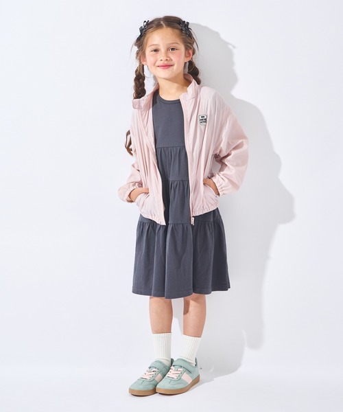 ever closet（エバークローゼット）の「ティアードノースリーブワンピース（ワンピース・キッズ・チャコール/ラベンダー/ピンク・90cm/100cm/110cm/120cm/130cm/140cm/150cm）」の21枚目の写真
