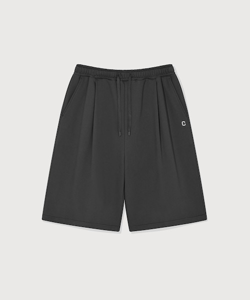COVERNAT(カバーナット)の「C LOGO BERMUDA SWEAT SHORTS(スウェットパンツ・メンズ・ブラック/杢グレー/チャコールグレー・X-LARGE/LARGE/MEDIUM/SMALL/X-SMALL)」の2枚目の写真