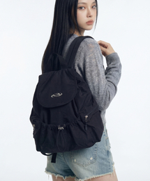 BSMT（ベースメントアーカイブ）の「メタルサークルロゴストリングバックパック（バックパック/リュック）」