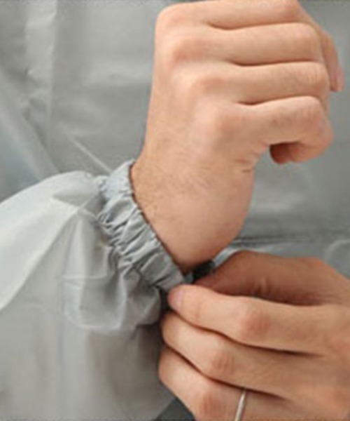 Kajimeiku（カジメイク）の「カジメイク kajimeiju #2205 ポリエステルヤッケ（その他アウター・レディース・シルバー/ネイビー・M/L）」の3枚目の写真
